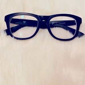 Black matte eyeglasses